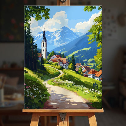 Paint by numbers - Summit Trail - MyArt