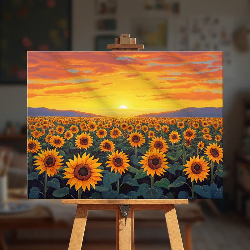 Paint by numbers - Sunbeam Field - MyArt