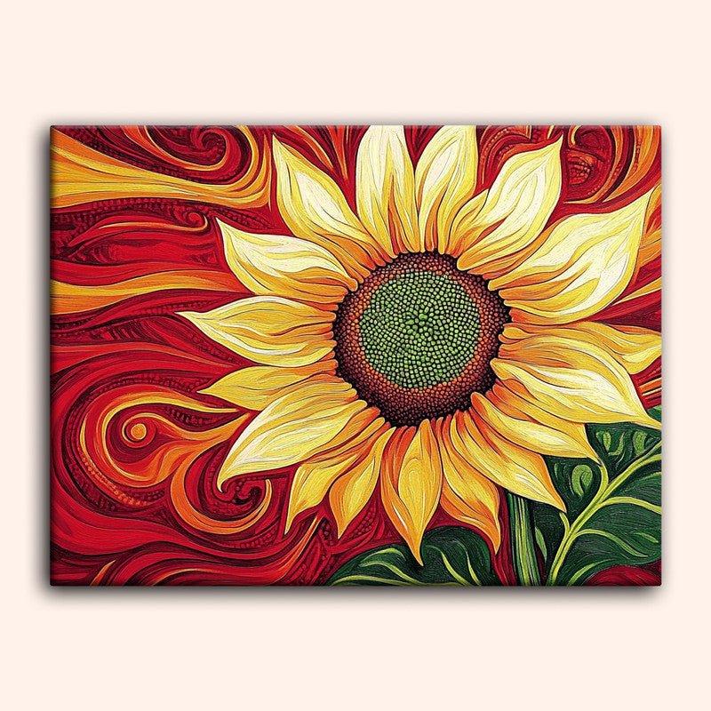 Paint by numbers - Sunflower Fire - MyArt