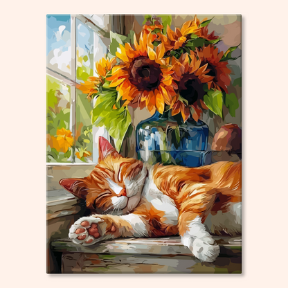 Sunflower Cat