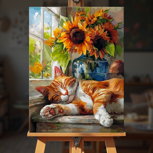 Sunflower Cat