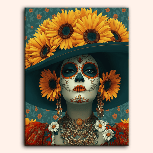 Paint by numbers - Sunflower Catrina - MyArt