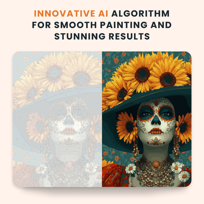 Paint by numbers - Sunflower Catrina - MyArt