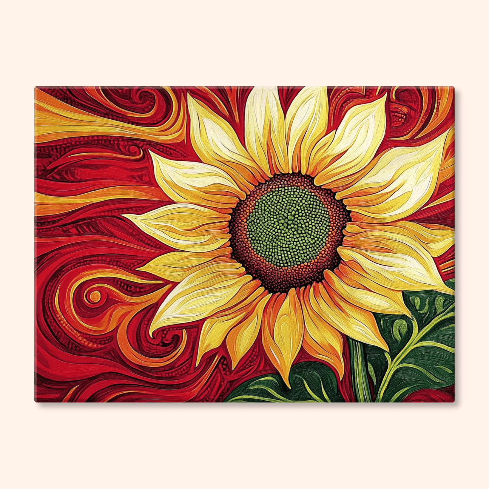 Paint by numbers - Sunflower Fire - MyArt