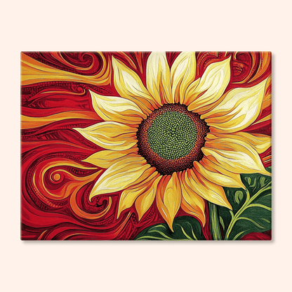 Paint by numbers - Sunflower Fire - MyArt