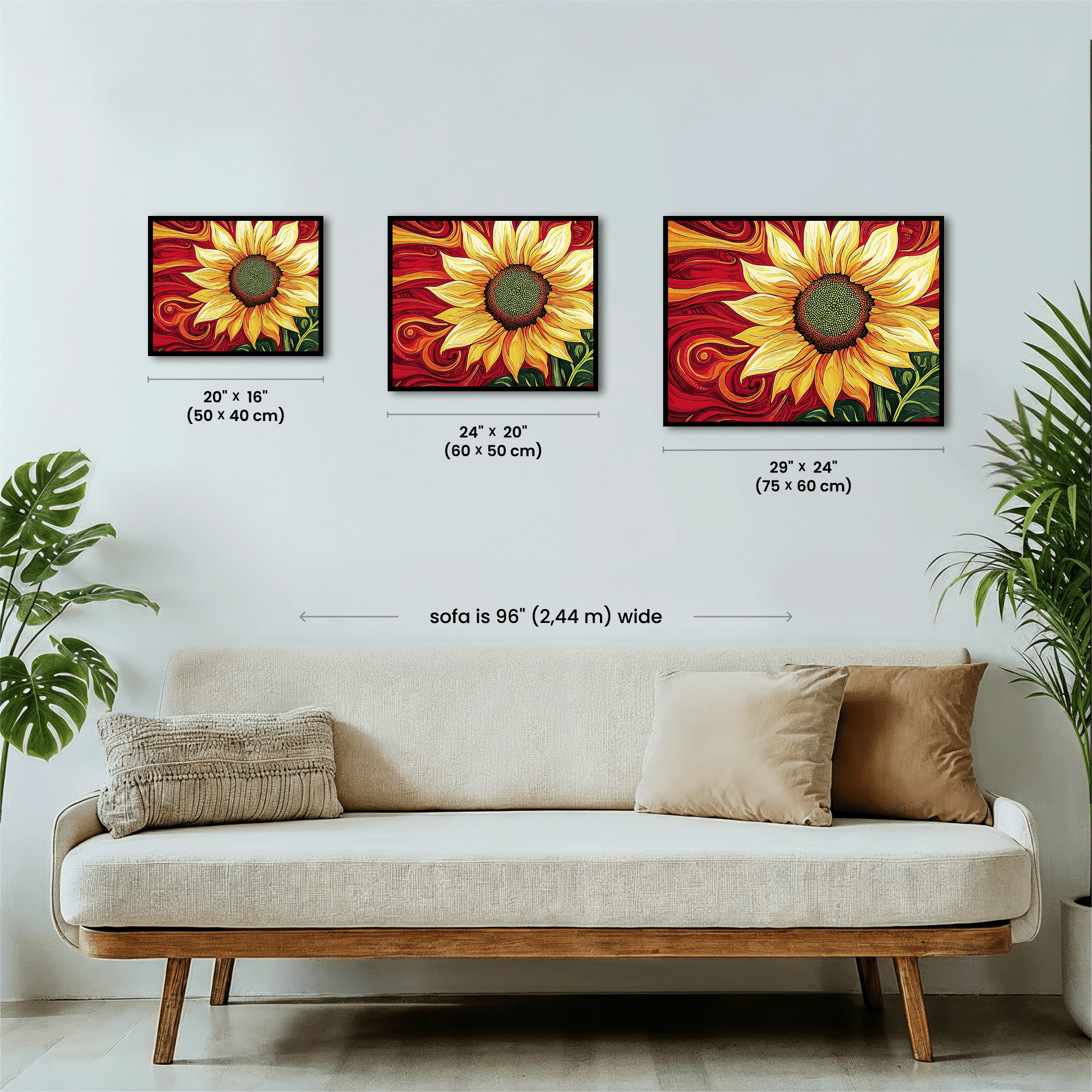 Paint by numbers - Sunflower Fire - MyArt