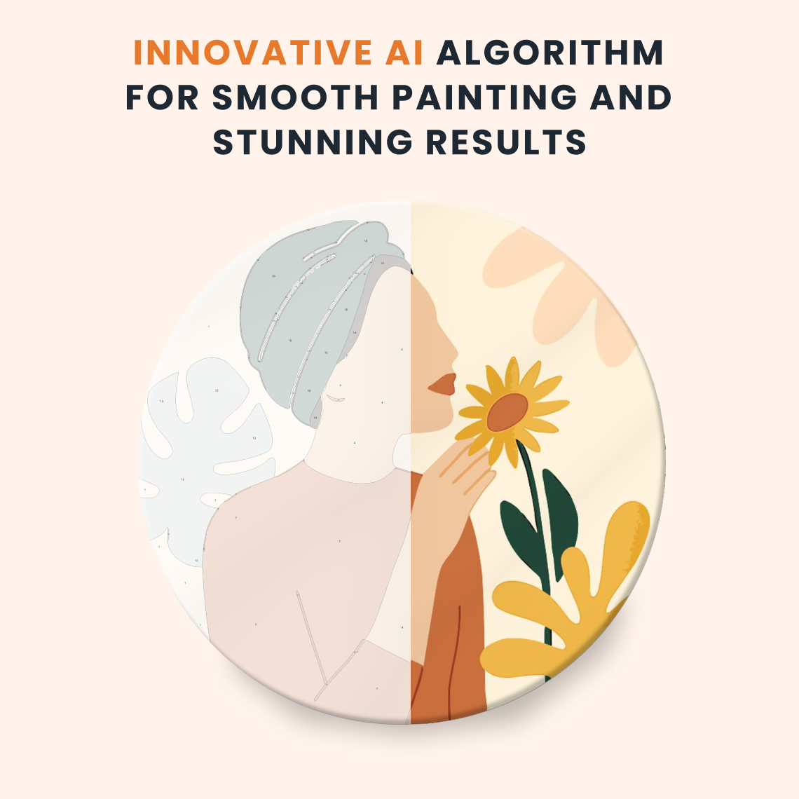 Paint by numbers - Sunflower Gaze - MyArt