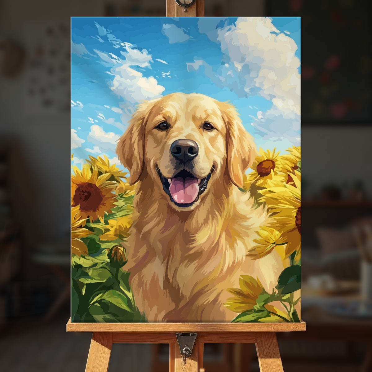 Sunflower Retriever