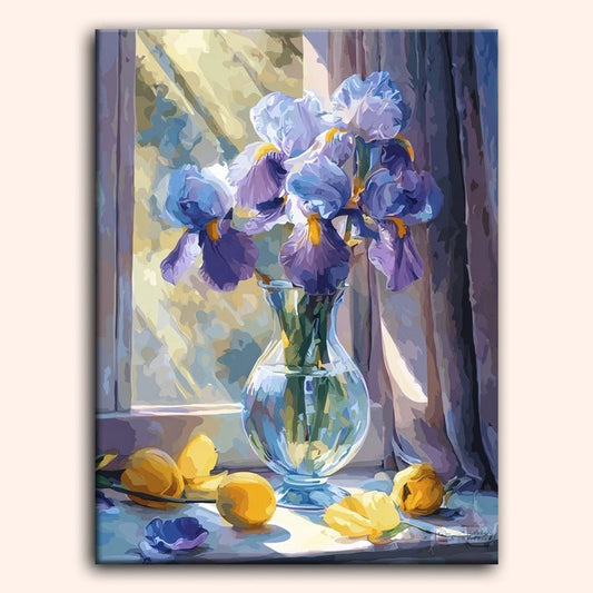 Paint by numbers - Sunlit Irises - MyArt