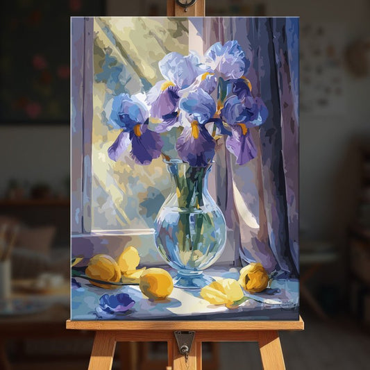 Paint by numbers - Sunlit Irises - MyArt