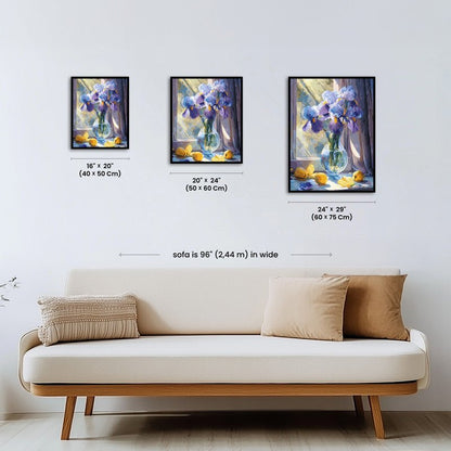 Paint by numbers - Sunlit Irises - MyArt
