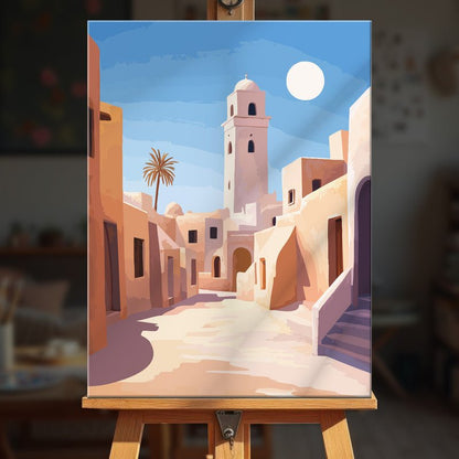Paint by numbers - Sunlit Minaret - MyArt