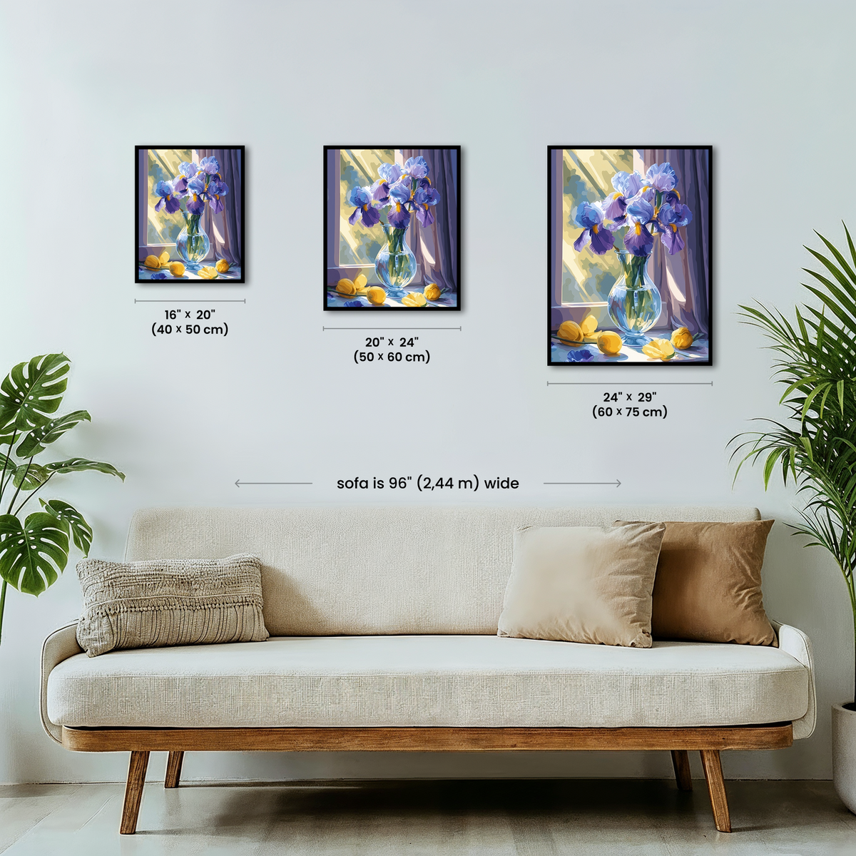 Sunlit Irises