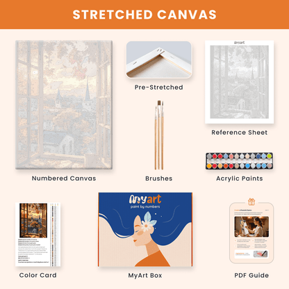 Paint by numbers - Sunlit Brook - MyArt