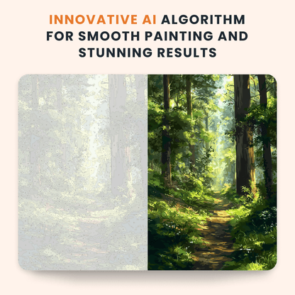 Paint by numbers - Sunlit Forest - MyArt