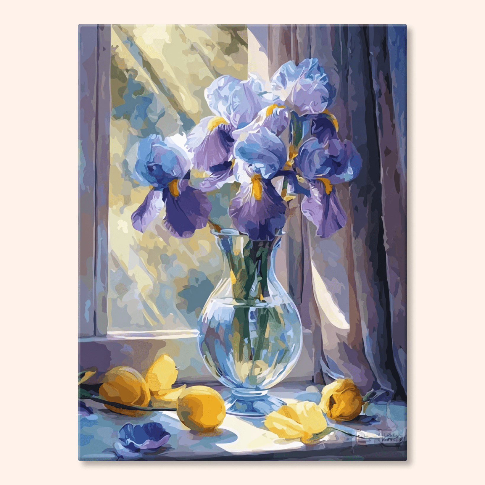 Paint by numbers - Sunlit Irises - MyArt