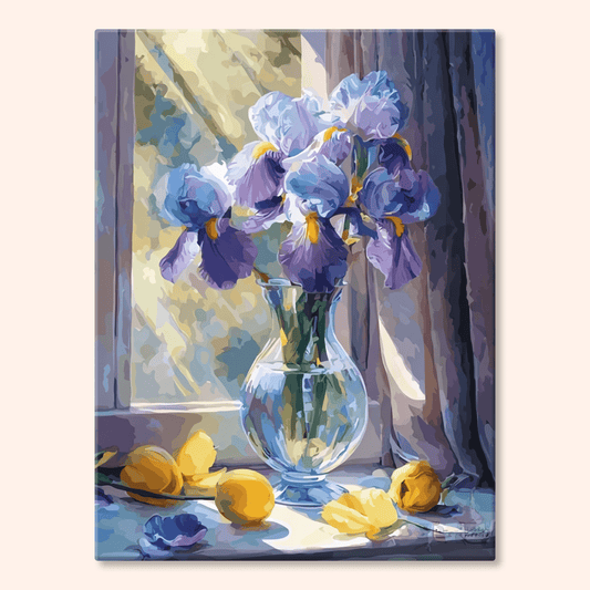 Paint by numbers - Sunlit Irises - MyArt