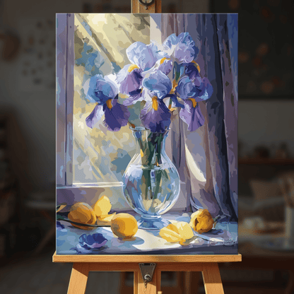 Paint by numbers - Sunlit Irises - MyArt