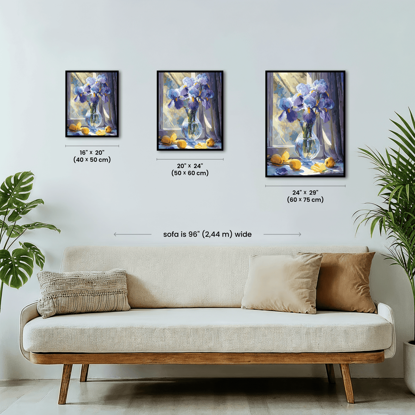 Paint by numbers - Sunlit Irises - MyArt