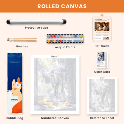 Paint by numbers - Sunlit Irises - MyArt