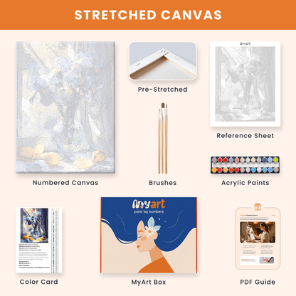 Paint by numbers - Sunlit Irises - MyArt