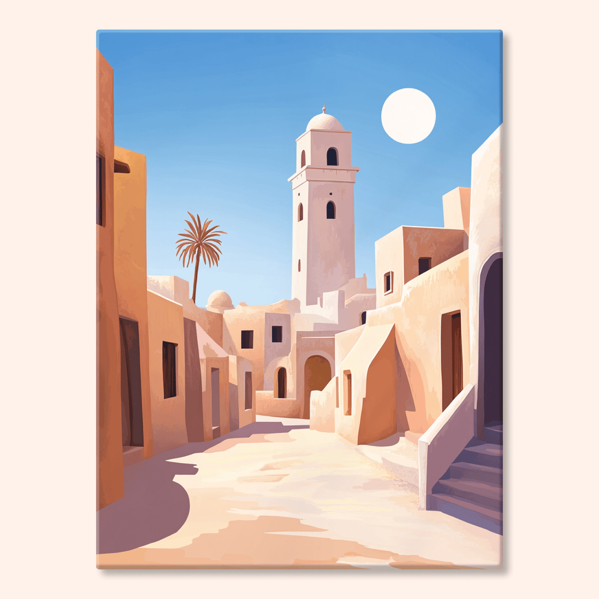 Paint by numbers - Sunlit Minaret - MyArt