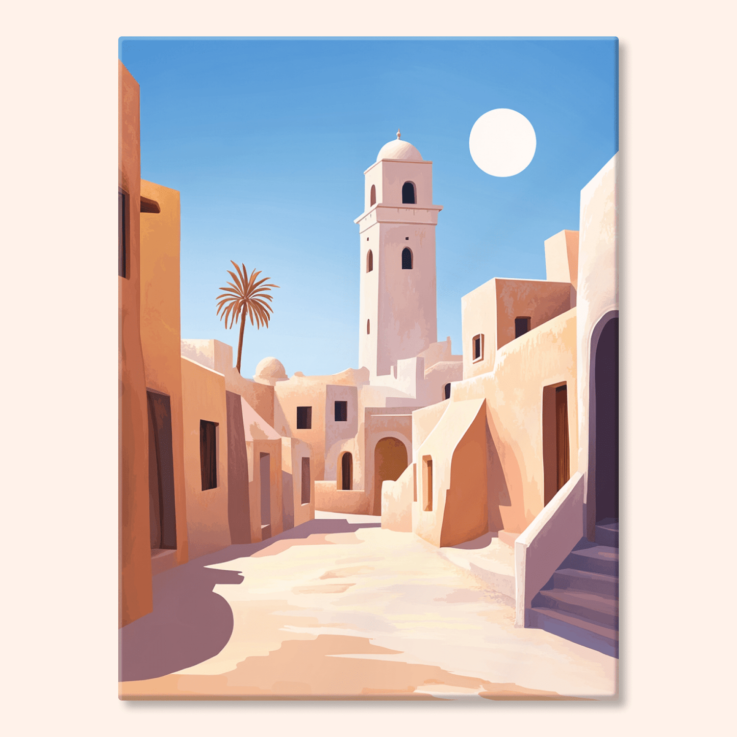 Paint by numbers - Sunlit Minaret - MyArt