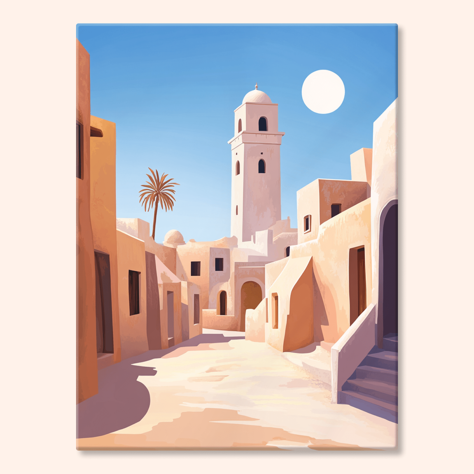 Paint by numbers - Sunlit Minaret - MyArt