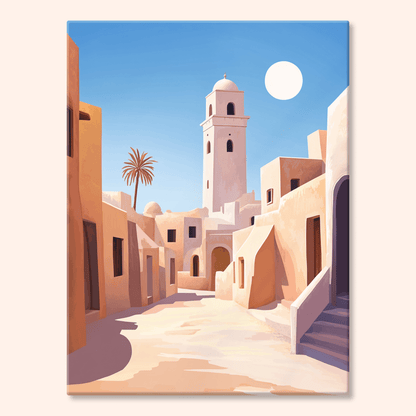 Paint by numbers - Sunlit Minaret - MyArt