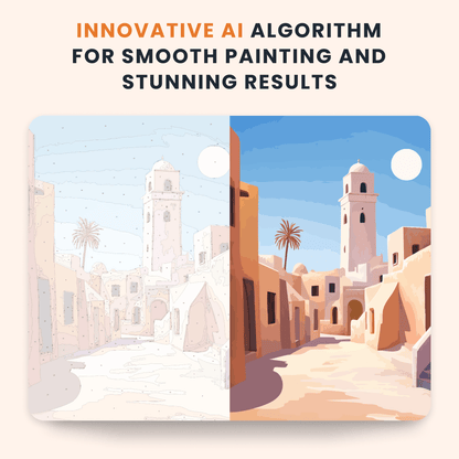 Paint by numbers - Sunlit Minaret - MyArt