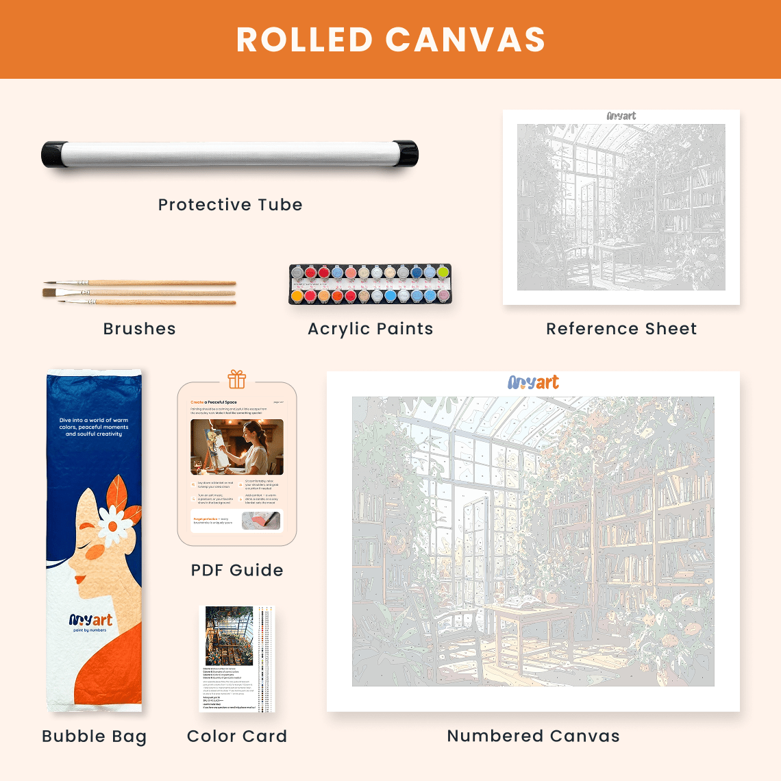 Paint by numbers - Sunlit Sanctuary - MyArt