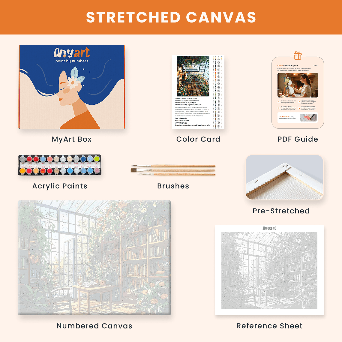 Paint by numbers - Sunlit Sanctuary - MyArt