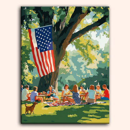 Paint by numbers - Sunny Gathering - MyArt