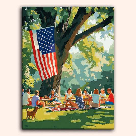 Paint by numbers - Sunny Gathering - MyArt
