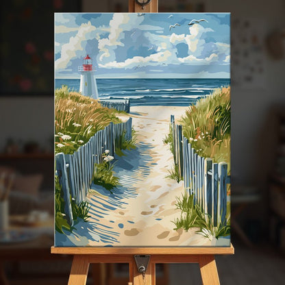Paint by numbers - Sunny Path - MyArt
