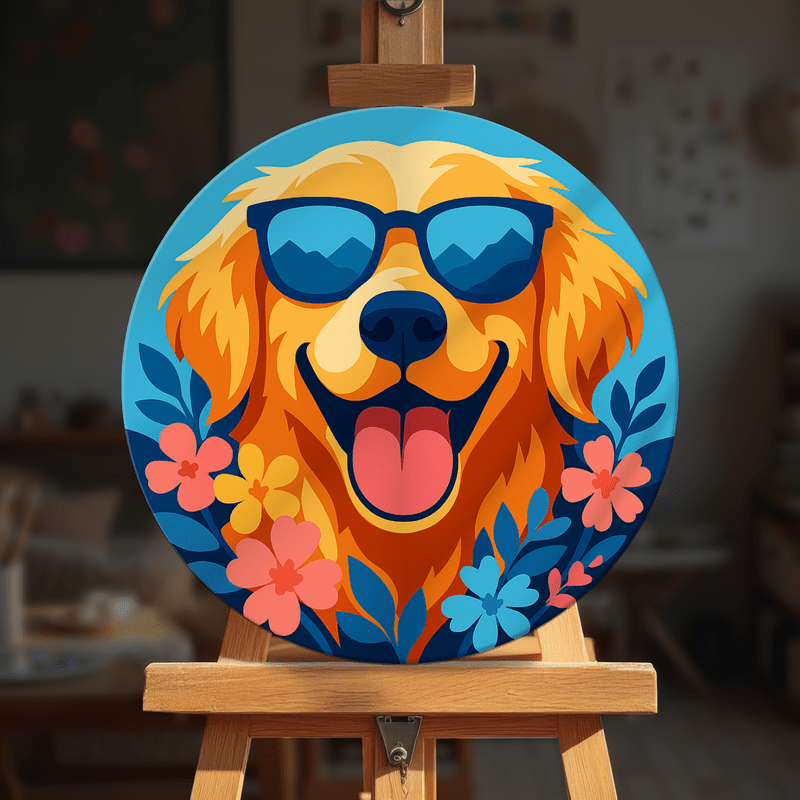 Paint by numbers - Sunny Pup - MyArt