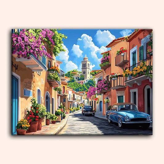 Paint by numbers - Sunny Streets - MyArt
