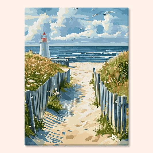 Paint by numbers - Sunny Path - MyArt