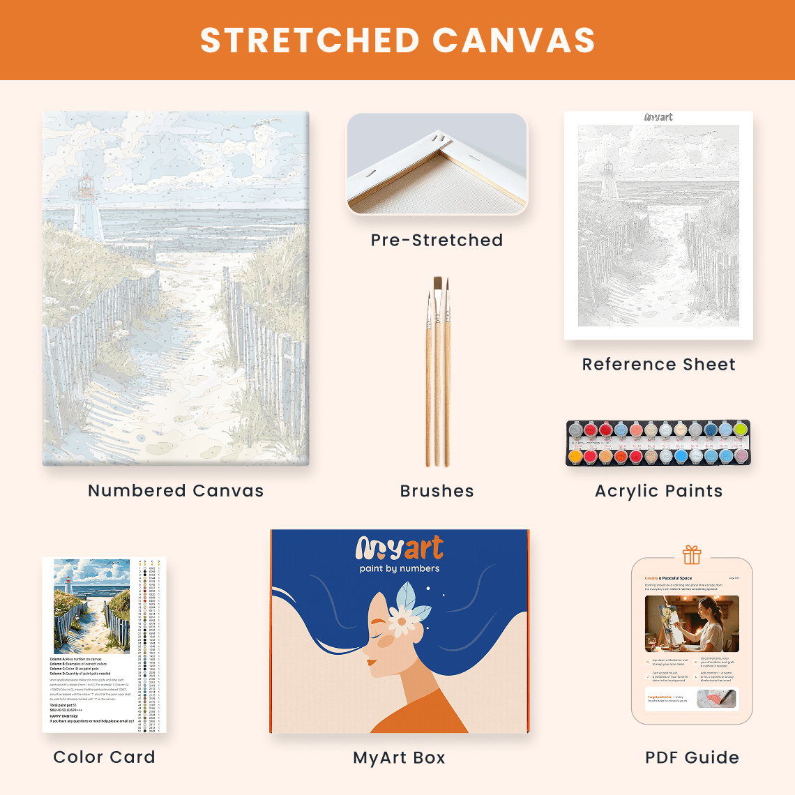 Paint by numbers - Sunny Path - MyArt