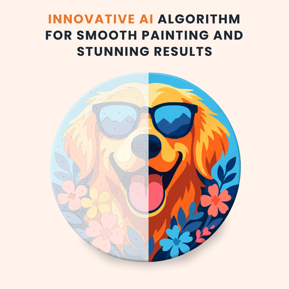 Paint by numbers - Sunny Pup - MyArt