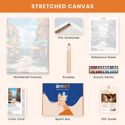 Paint by numbers - Sunny Retreat - MyArt