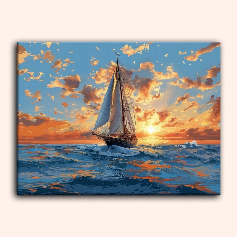 Paint by numbers - Sunrise Sail - MyArt