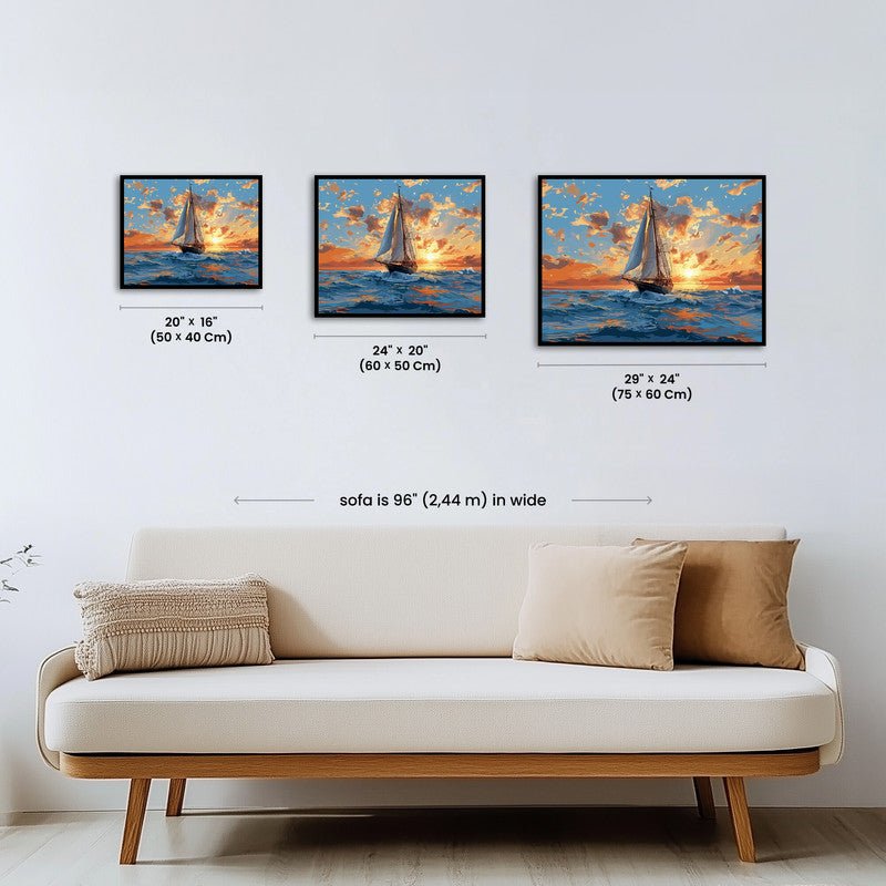 Paint by numbers - Sunrise Sail - MyArt