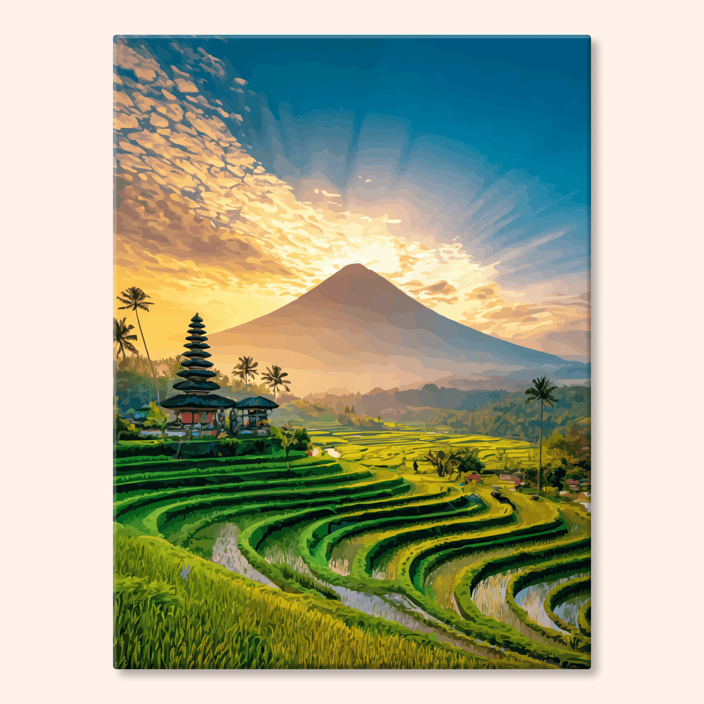 Paint by numbers - Sunrise Terraces - MyArt