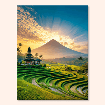 Paint by numbers - Sunrise Terraces - MyArt