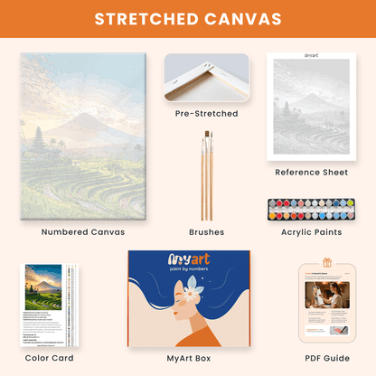 Paint by numbers - Sunrise Terraces - MyArt