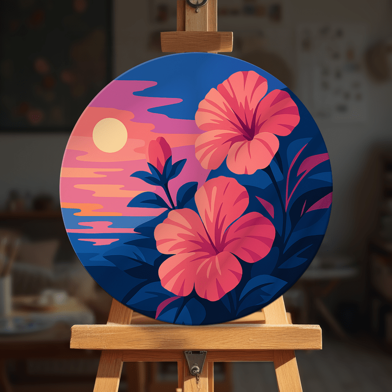 Paint by numbers - Sunset Bloom - MyArt