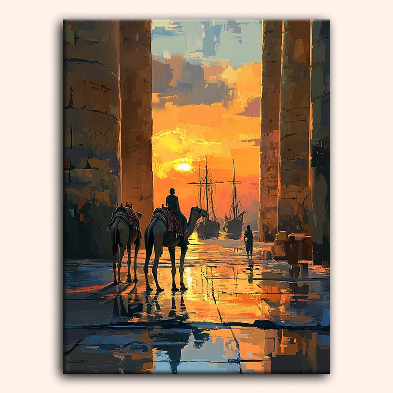 Paint by numbers - Sunset Caravan - MyArt