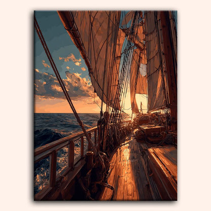 Paint by numbers - Sunset Deck - MyArt