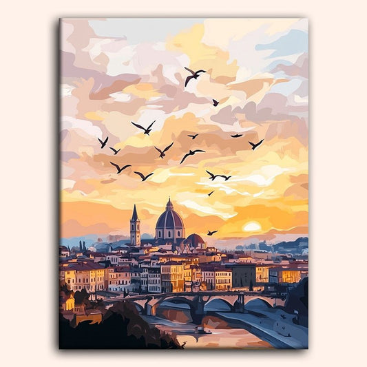 Paint by numbers - Sunset Glory - MyArt
